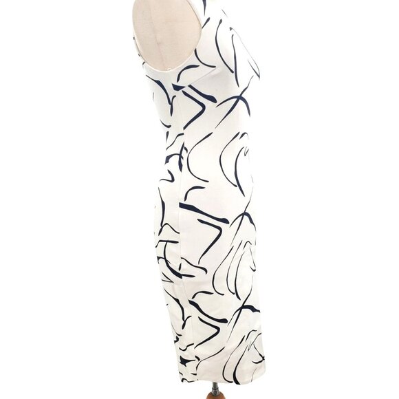 Elliatt S Dress Asymmetrical Dusk Sheath Sleeveless High Neck Evening Party - Picture 13 of 14